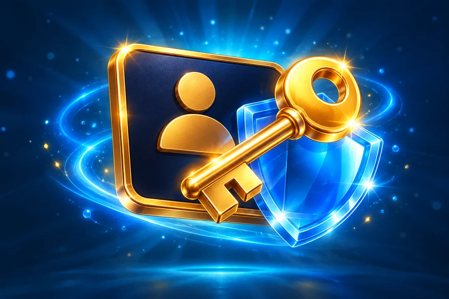 stakesph blue and gold illustration for Login